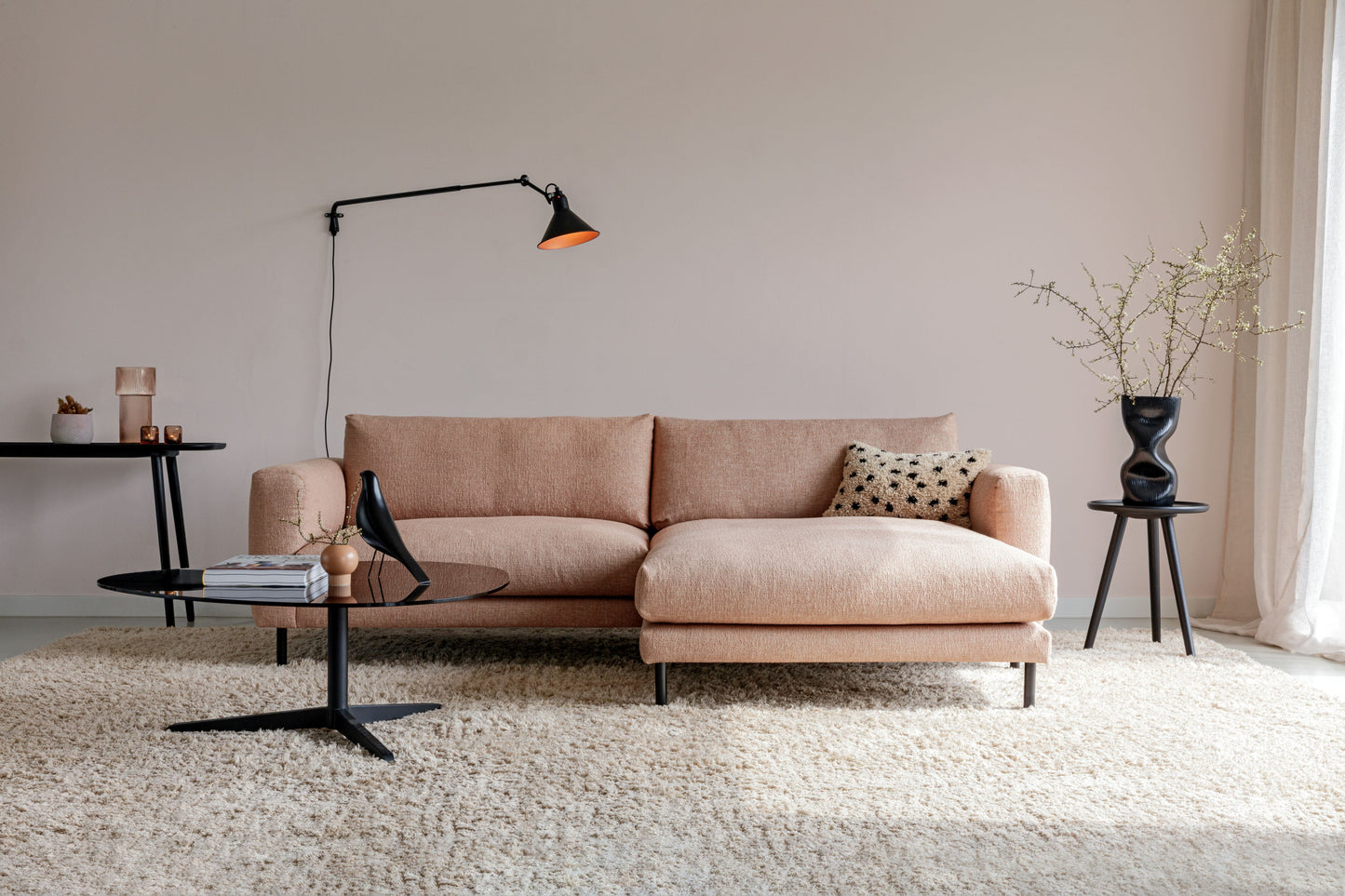 Billie med chaiselongue – Liten sofa, store muligheter