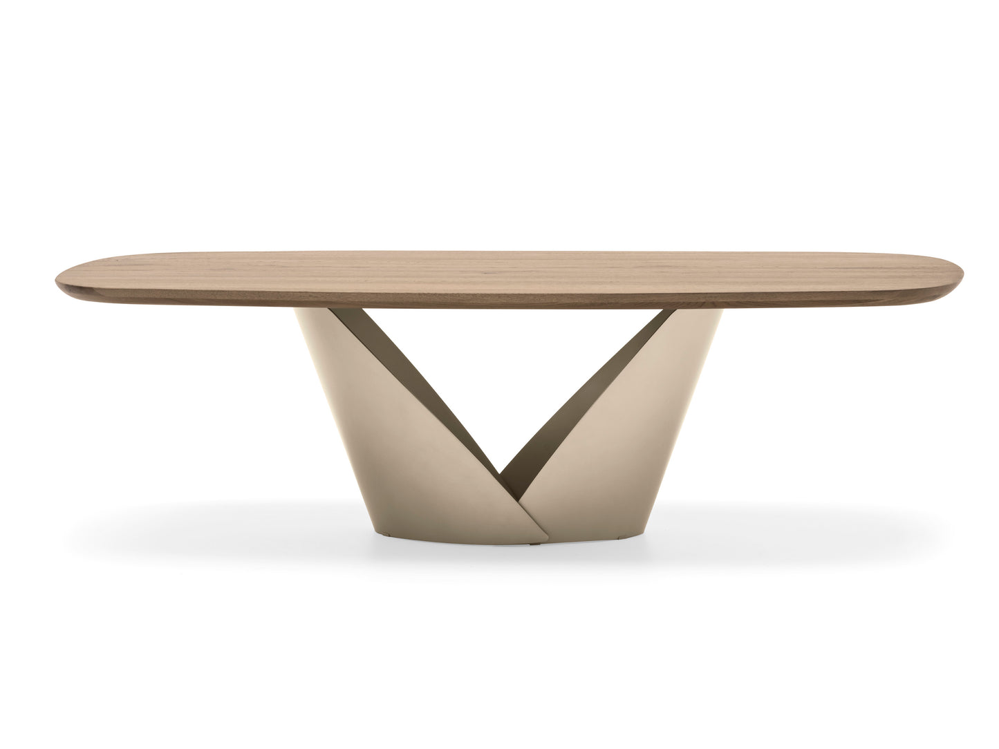 Calla spisebord – heltre eik med metallfot, 2 størrelser