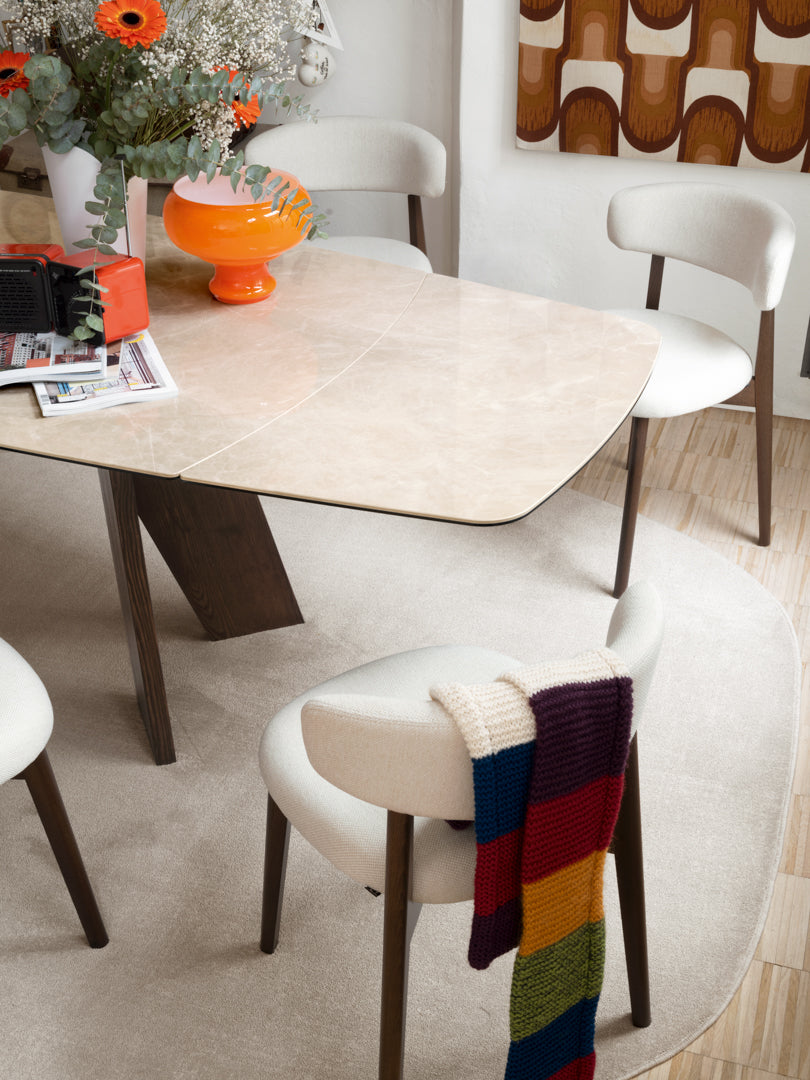 Victor 165–240 cm spisebord med uttrekk – Connubia