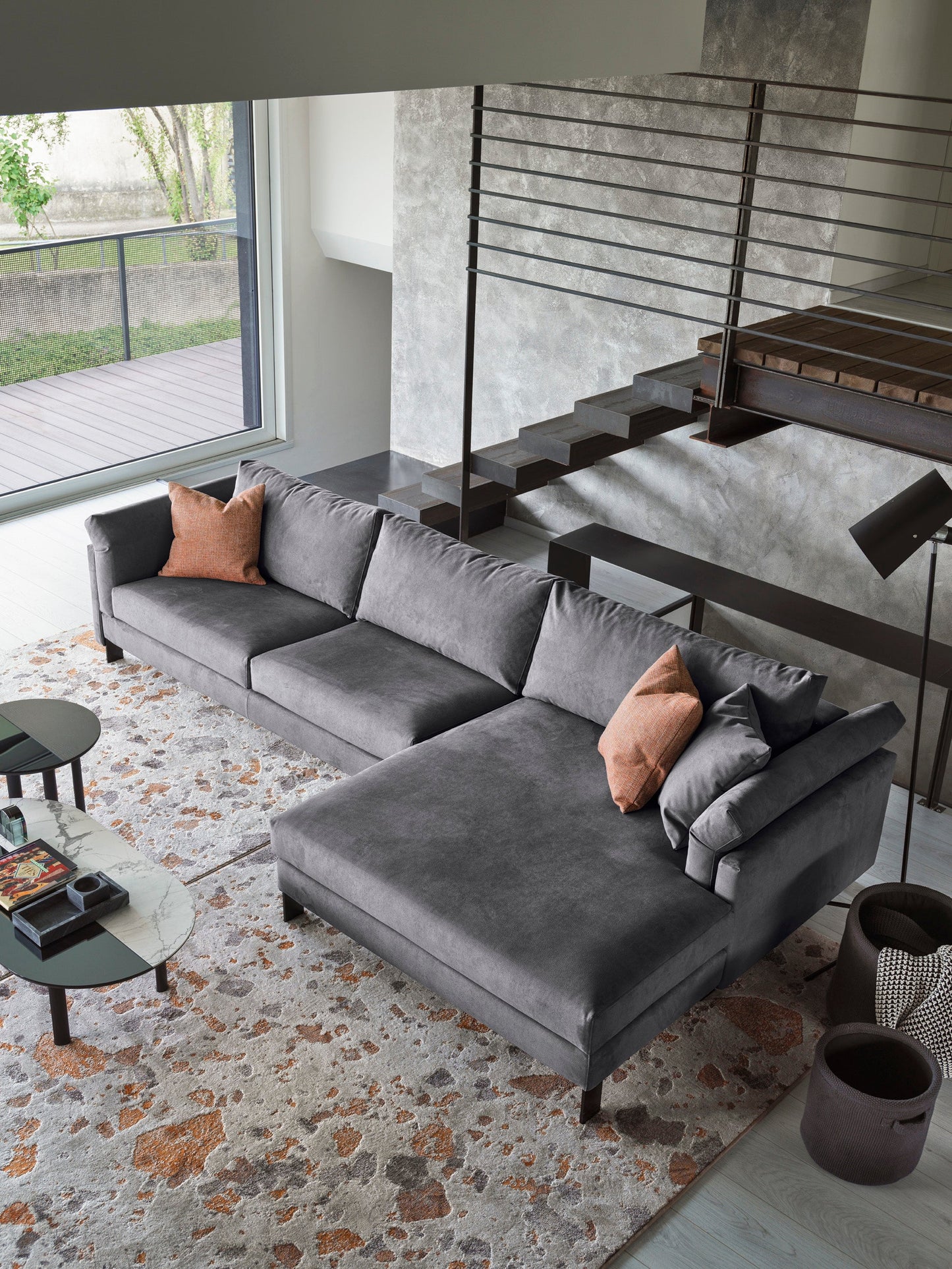 Meridien 3 seter + maxi chaiselongue, en del av kategorien Hjørnesofa - At Home Interiør