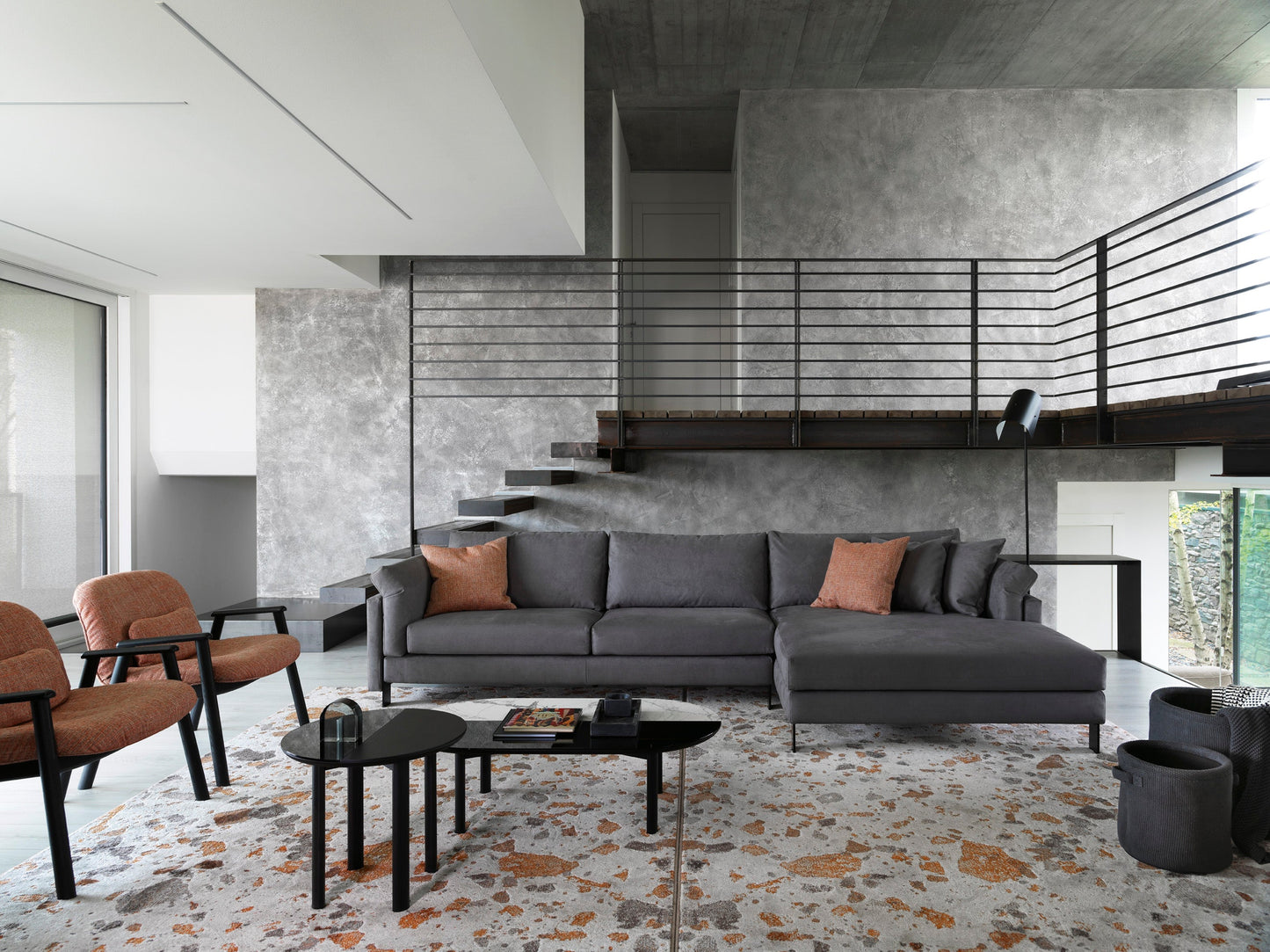 Meridien 3 seter + maxi chaiselongue, en del av kategorien Hjørnesofa - At Home Interiør