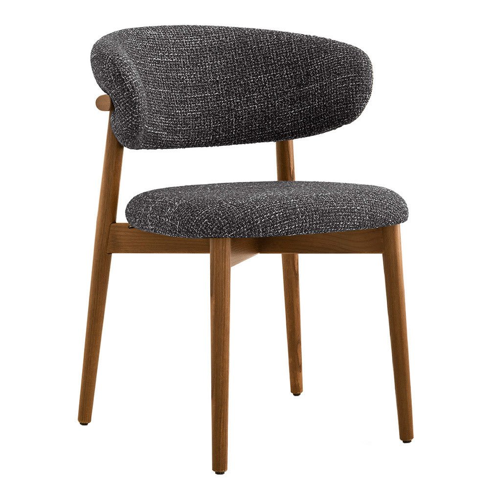 Oleandro spisestuestol i grå boucle - At Home Interiør, Oslo