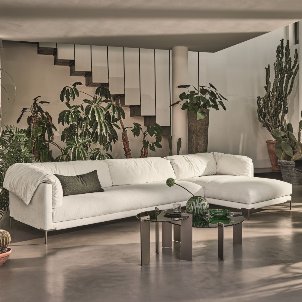 Drop hjørnesofa med chaiselongue, Ditre Italia