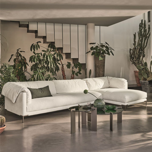 Drop hjørnesofa med chaiselongue, Ditre Italia