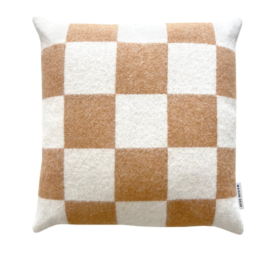 Checkerboard Pyntepute ull terra white