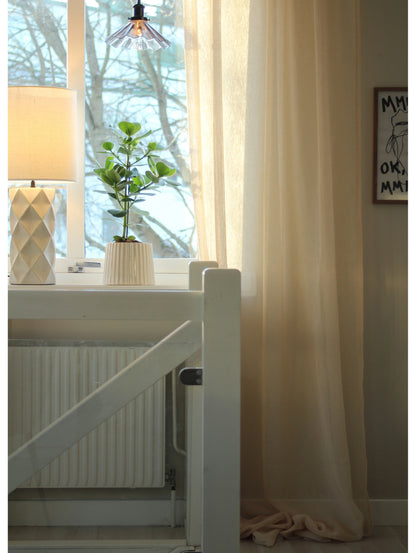 Diana 2-pack gardiner Vanilje