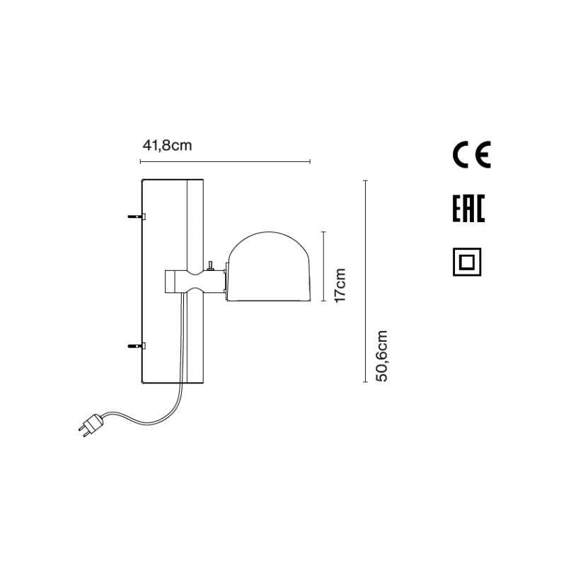 Lauro A vegglampe – Marset