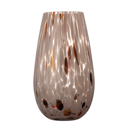 Glassvase Artem, munnblåst brunnyanser