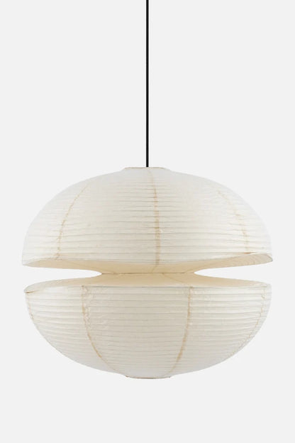 Mela lampeskjerm i beige rispapir – 60 og 80 cm