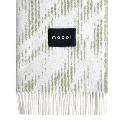 Moooi Blushing Sloth Olive cream Ullpledd