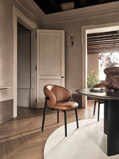 Sandy Rundt spisebord 140/160 Canaletto/Smoke