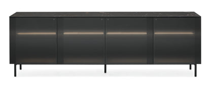 Crystal Sjenk, med glass dører smoke/ Bronze 2 størrelser