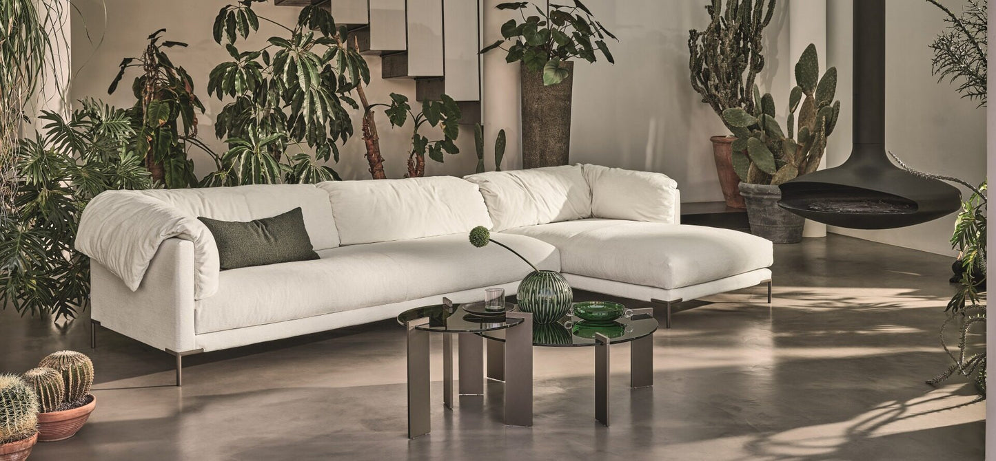 Drop hjørnesofa med chaiselongue, Ditre Italia