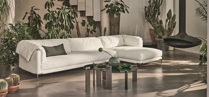 Drop hjørnesofa med chaiselongue, Ditre Italia