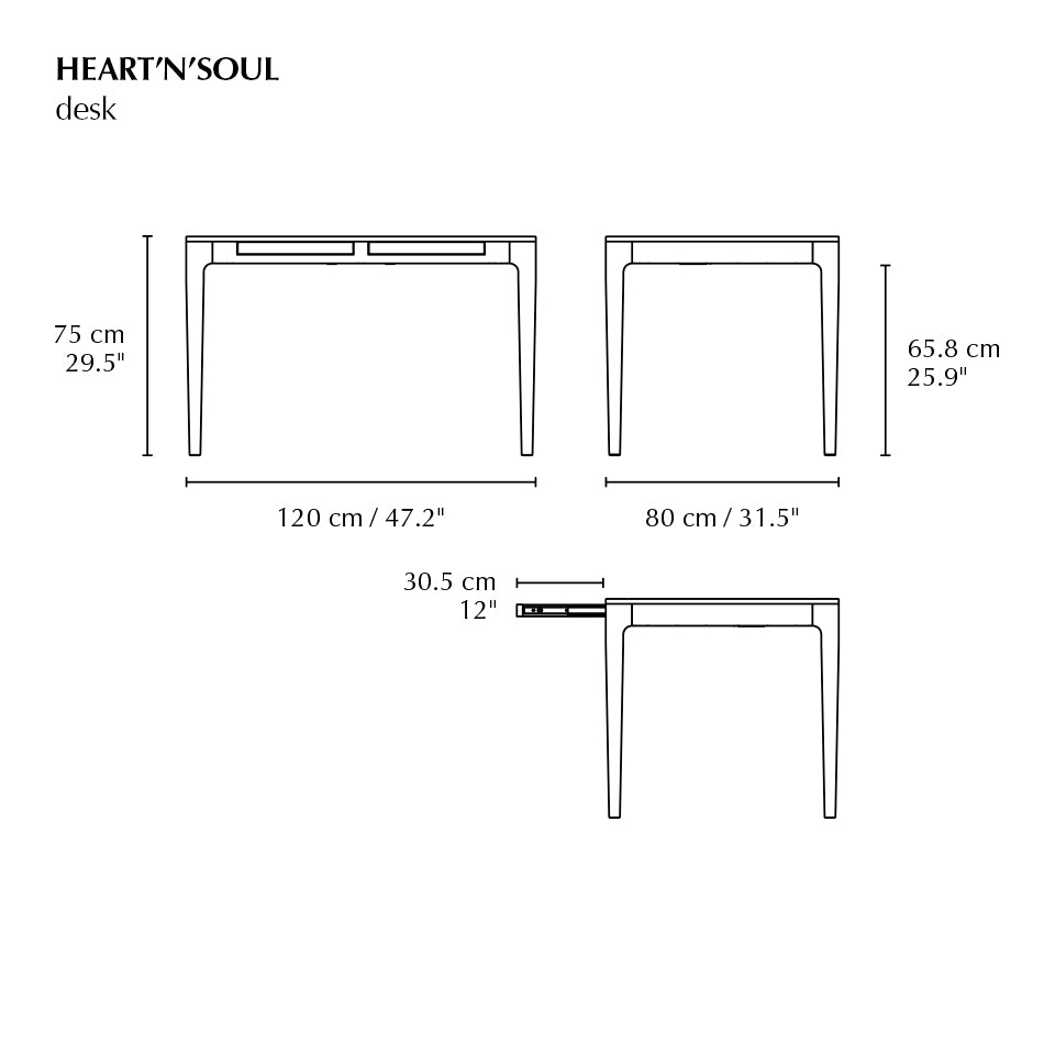 Skrivebord Heart'n'Soul