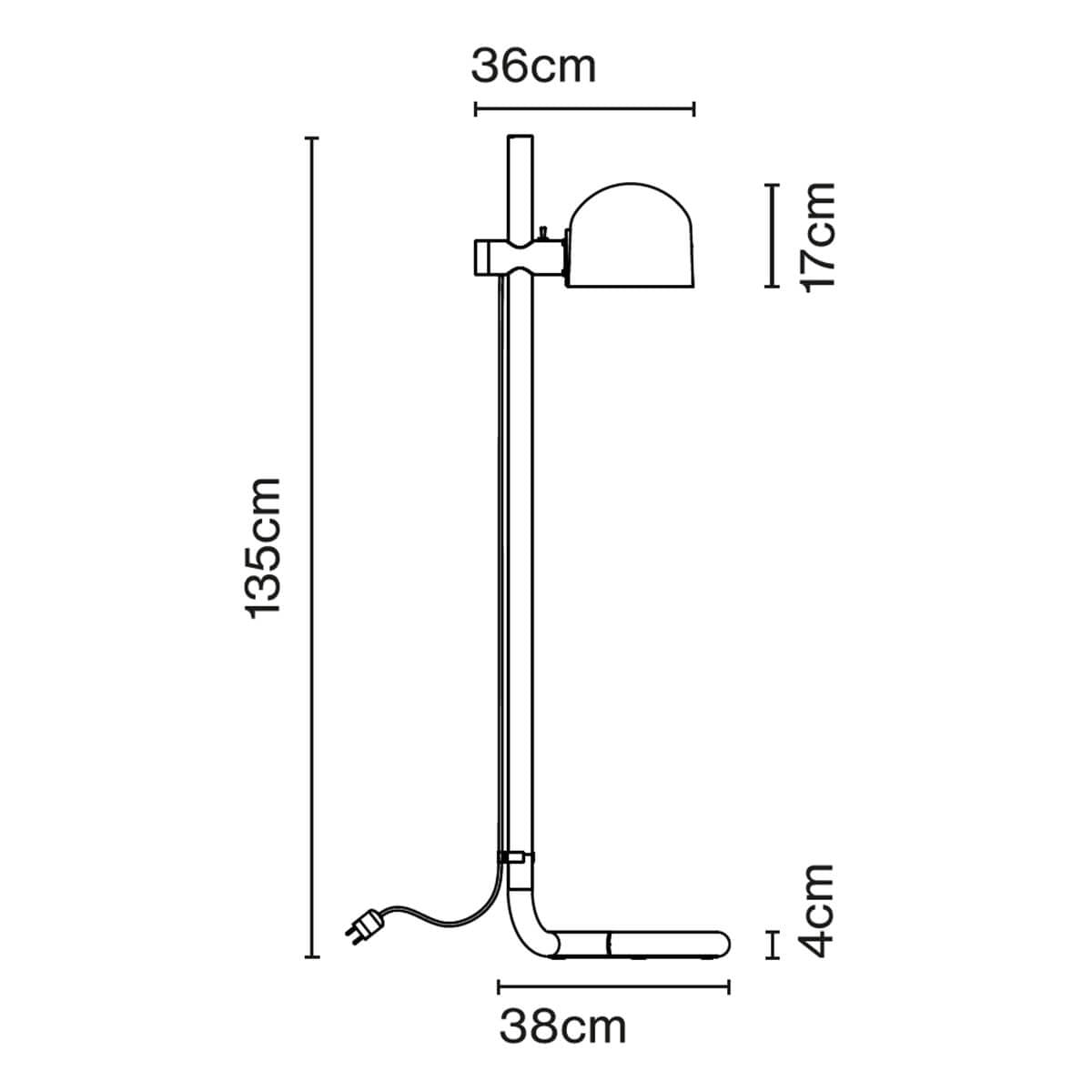 Lauro P gulvlampe – Marset
