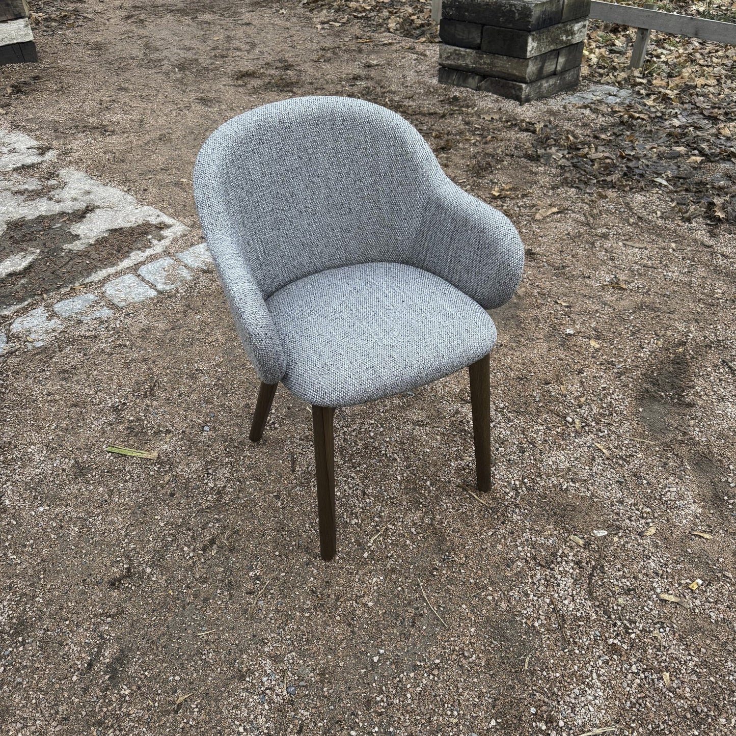 Holly Fab spisestuestol Smoke-Bohemian Grey. På lager