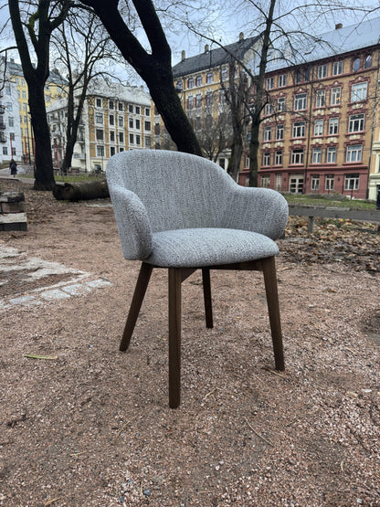 Holly Fab spisestuestol Smoke-Bohemian Grey. På lager