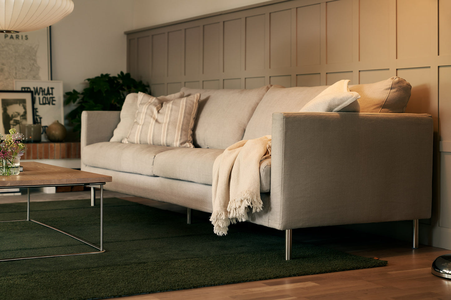 Impulse 4-seter sofa, Tekstilvalg