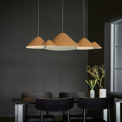 Panorama L Jordgul/Grå Pendel