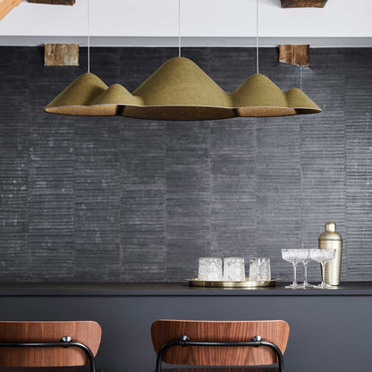 Panorama L Grønn/Svart Pendel