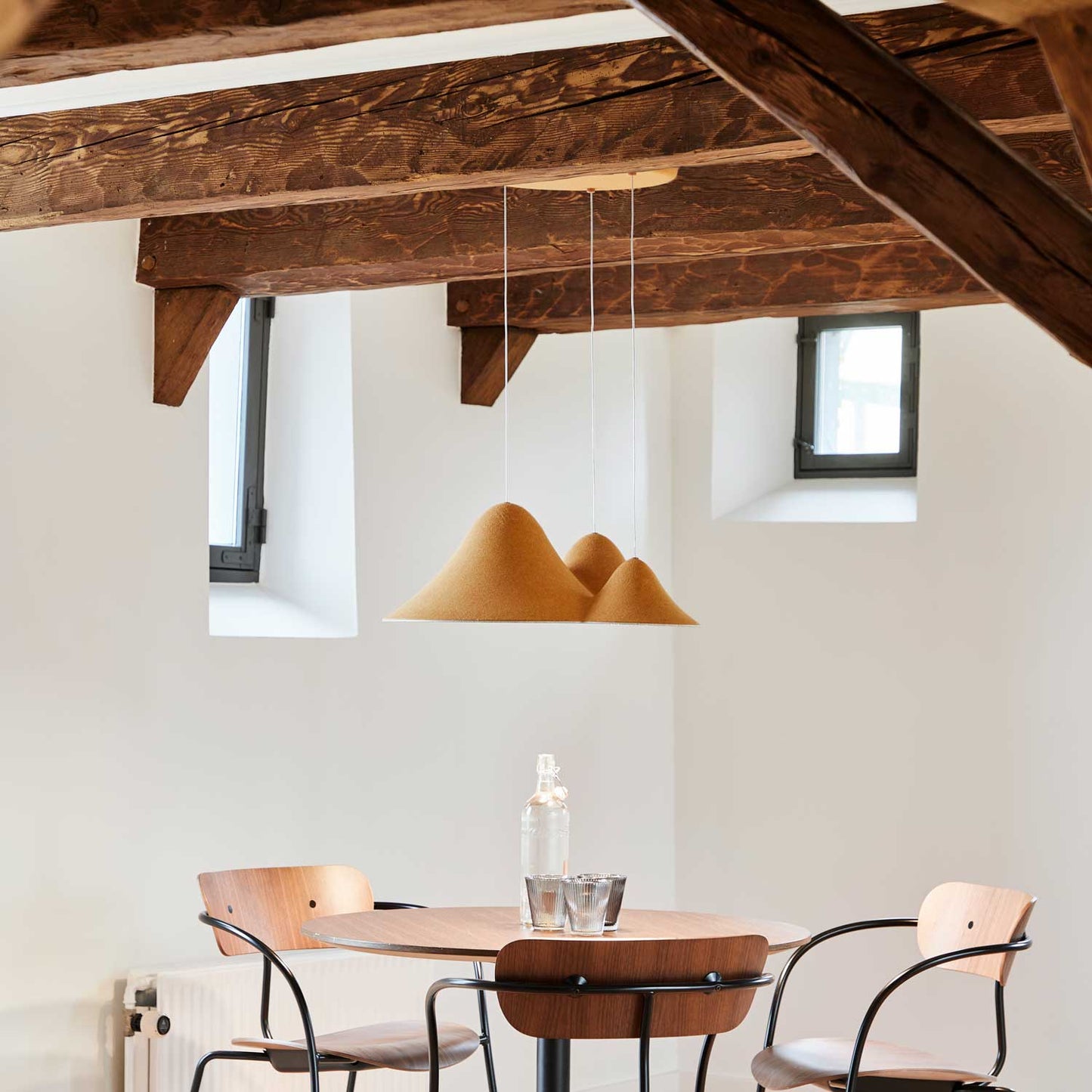 Panorama S Jordgul/Grå Pendel