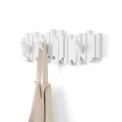 Sticks Multi Hook hvit, moderne knaggrekke