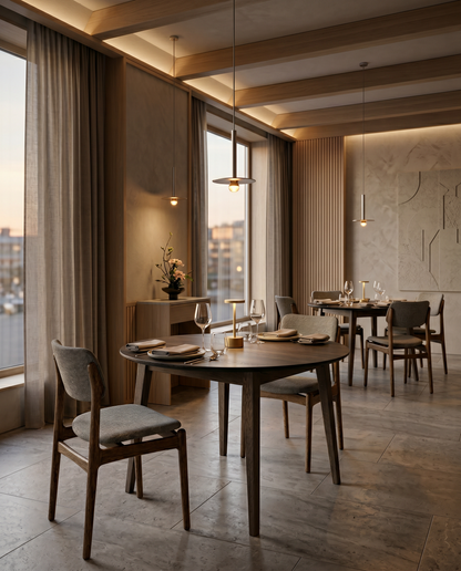 Stockholm spisestol i heltre eik