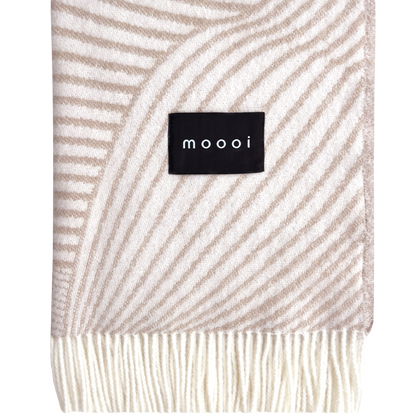 Moooi Techno Bee ullpledd Coffee Cream