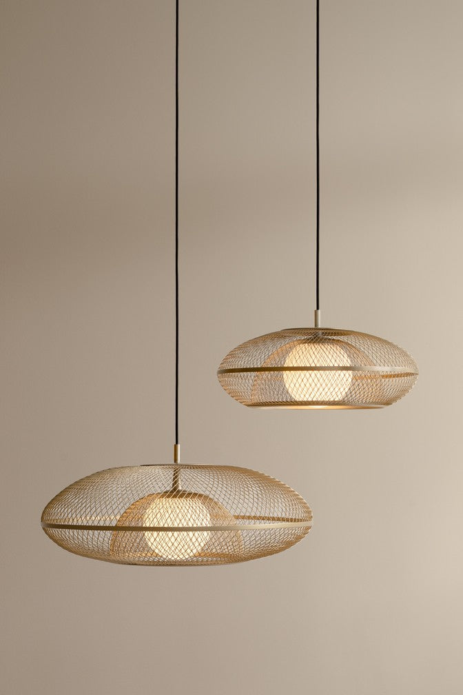Faraday pendellampe Ø45 - børstet messing