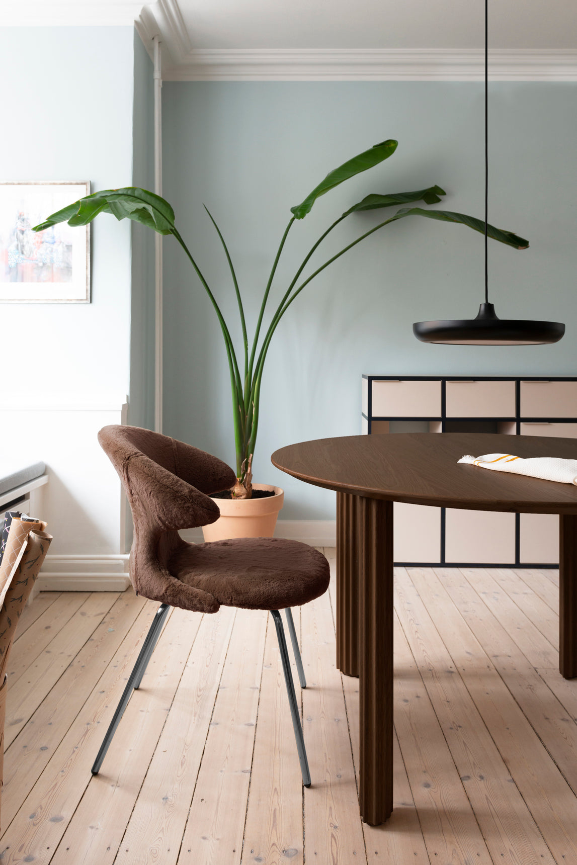 Comfort Circle spisebord 120 dark Oak , Utstillingssalg