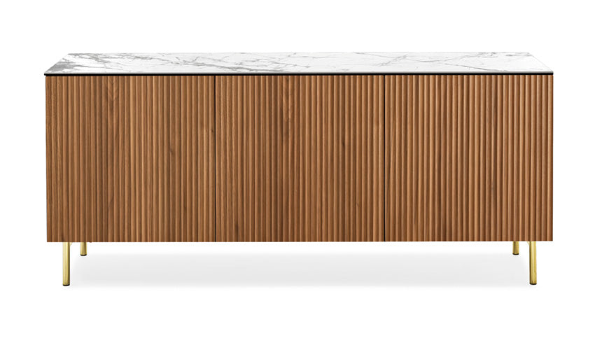 Vertical sjenk Canaletto/ sort spilefronter 181/241 cm