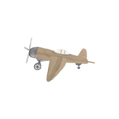 That's Mine Wallsticker Retro Airplane