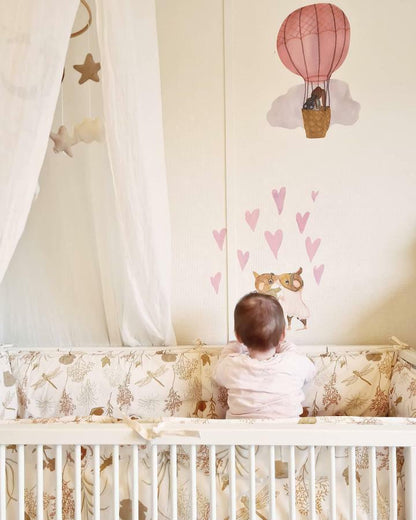 That's Mine Wallsticker Hot Air Balloon Rose