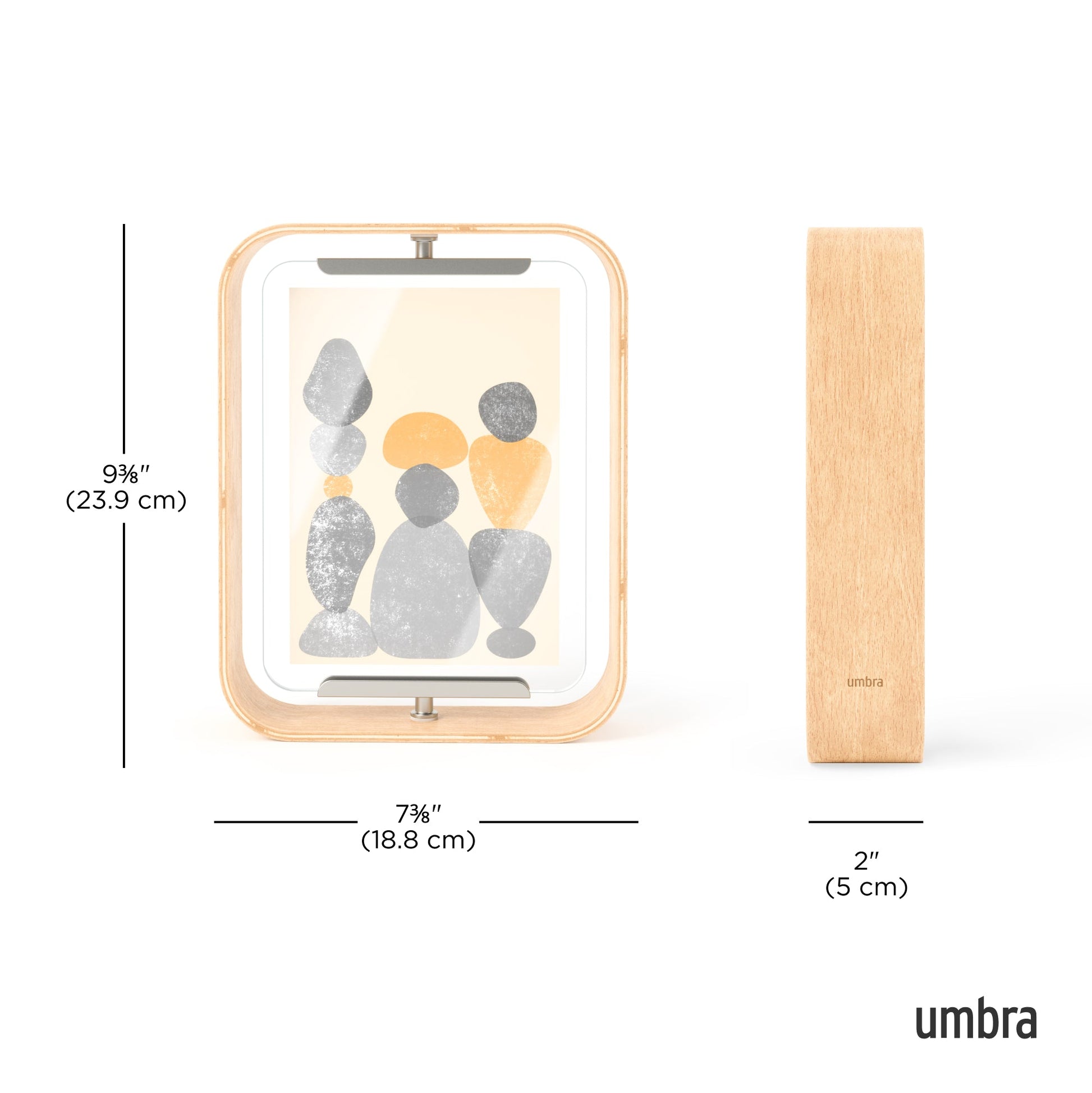 Bellwood Bilderamme 24*19 valnøtt/bøk, en del av kategorien - At Home Interiør