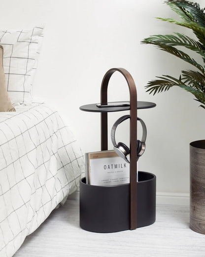 Bellwood sidebord med oppbevaring hvit/sort, en del av kategorien - At Home Interiør