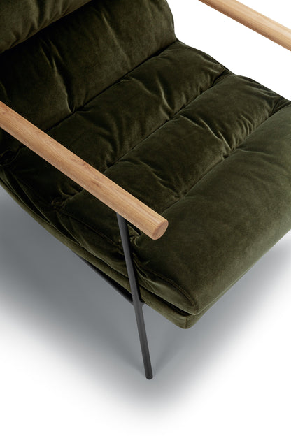 Bill Lenestol Høy rygg Tekstil, en del av kategorien Lenestol - At Home Interiør