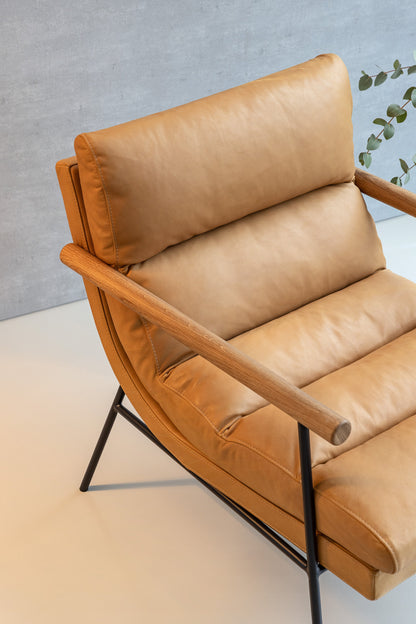 Bill lenestol skinn, en del av kategorien Lenestol - At Home Interiør