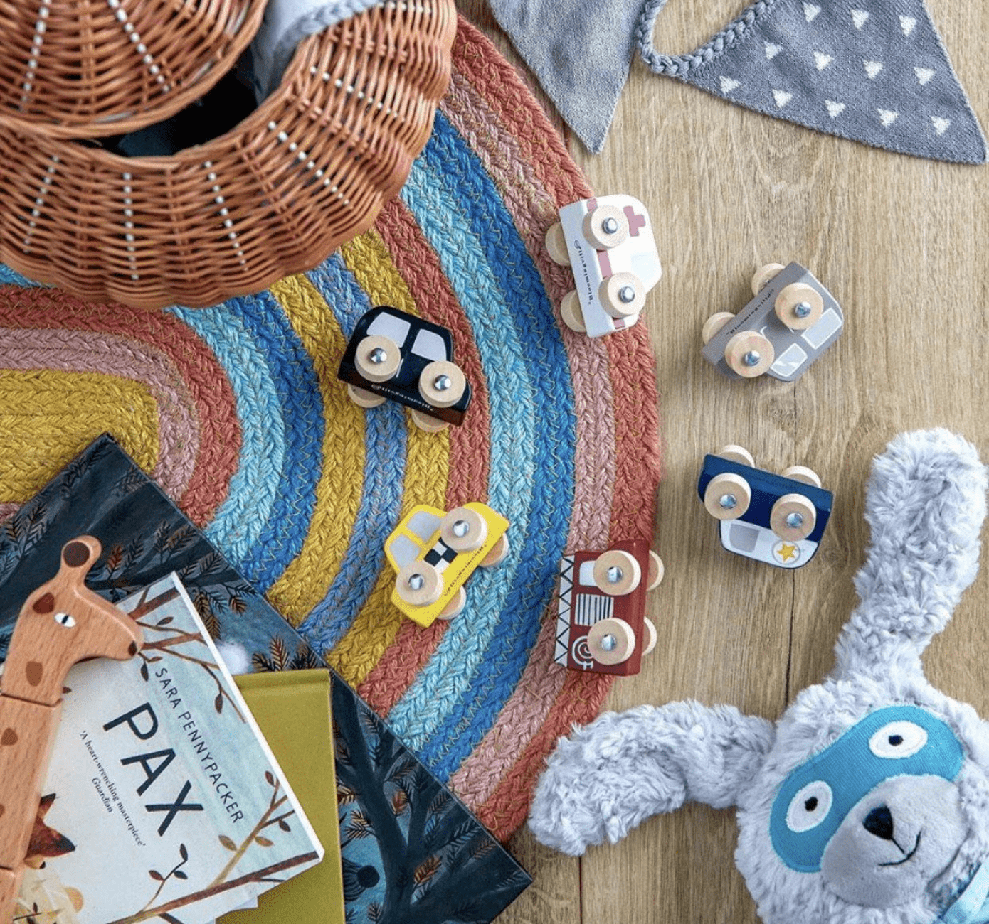 Bloomingville Rainbow Gulvteppe, en del av kategorien Carpet - At Home Interiør