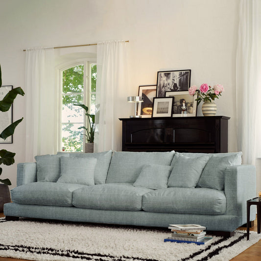 Colorado 4 - seter sofa Timber OceanBlue på lager, en del av kategorien Fast - track sofa - At Home Interiør