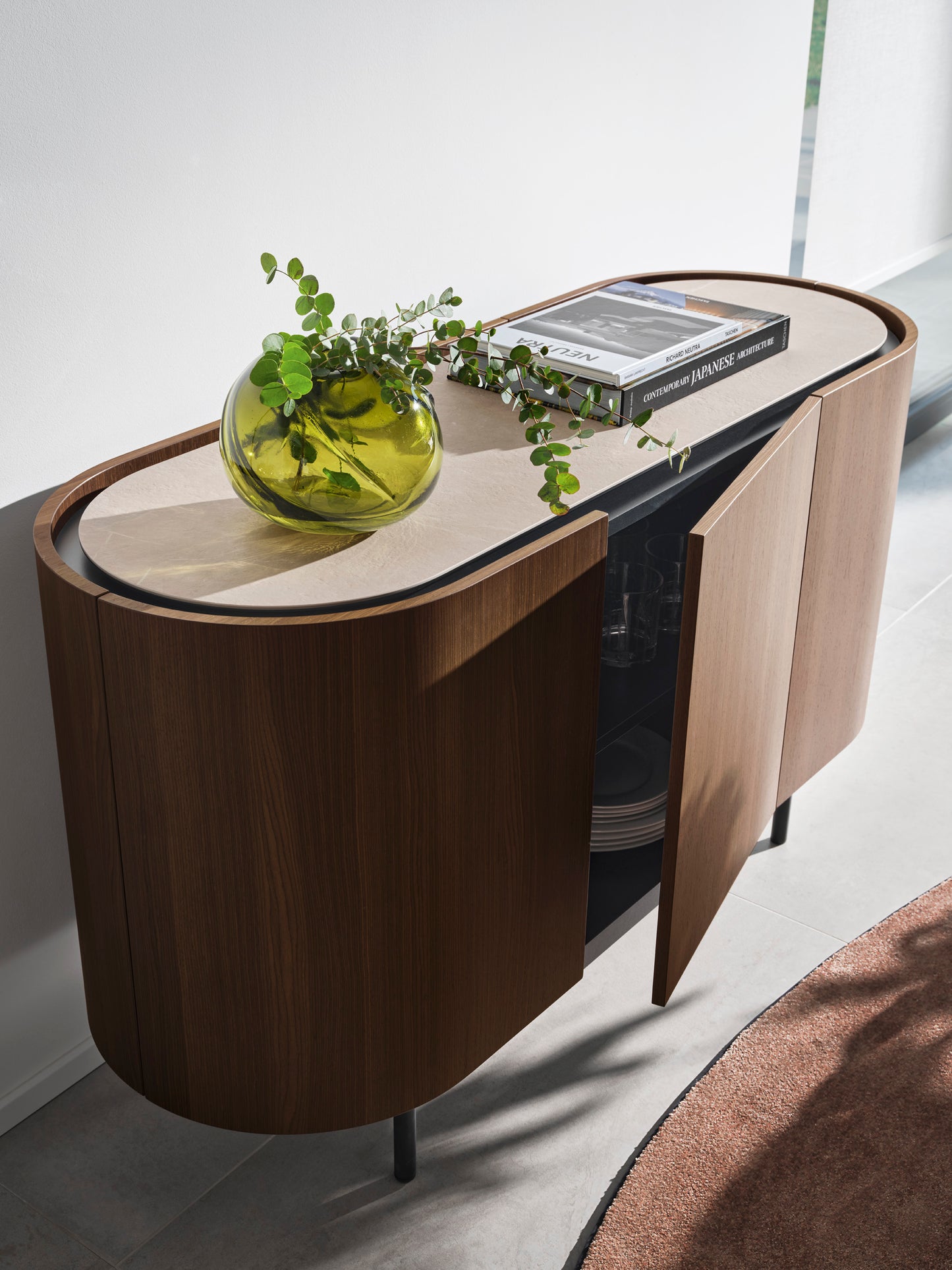 LAKE sjenk 3 dører 135 cm Canaletto/smoke