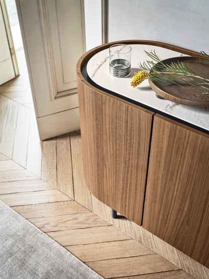 LAKE sjenk 3 dører 135 cm Canaletto/smoke