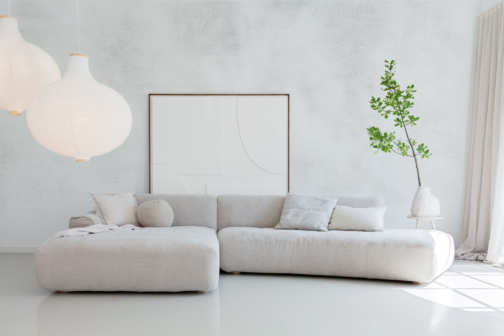 Emily modulsofa med chaiselongue, en del av kategorien Hjørnesofa - At Home Interiør