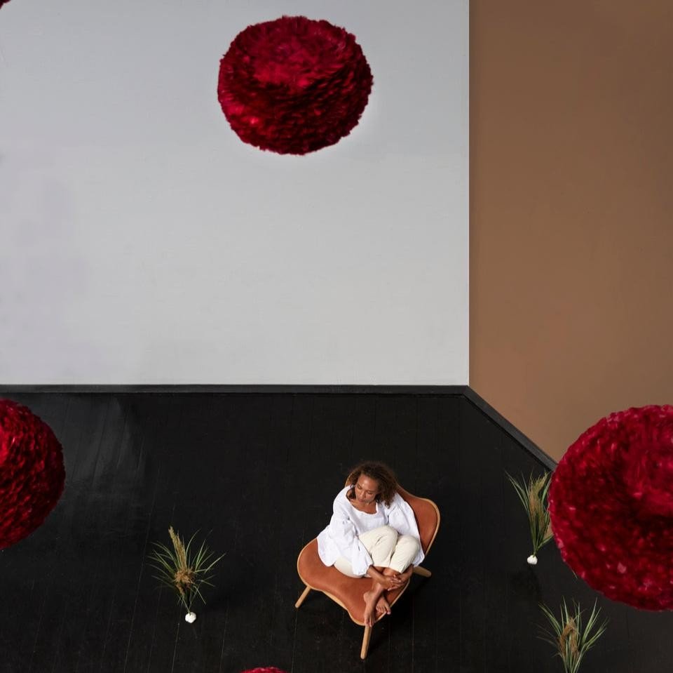 Eos lampeskjerm Vinrød 3 størrelser, en del av kategorien Lampeskjerm - At Home Interiør