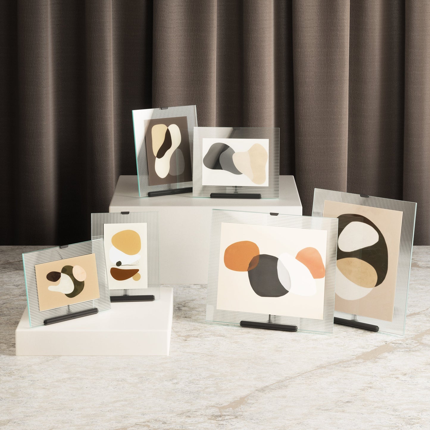 Flute Ramme, 16*20 Krom/sort, en del av kategorien Ramme - At Home Interiør