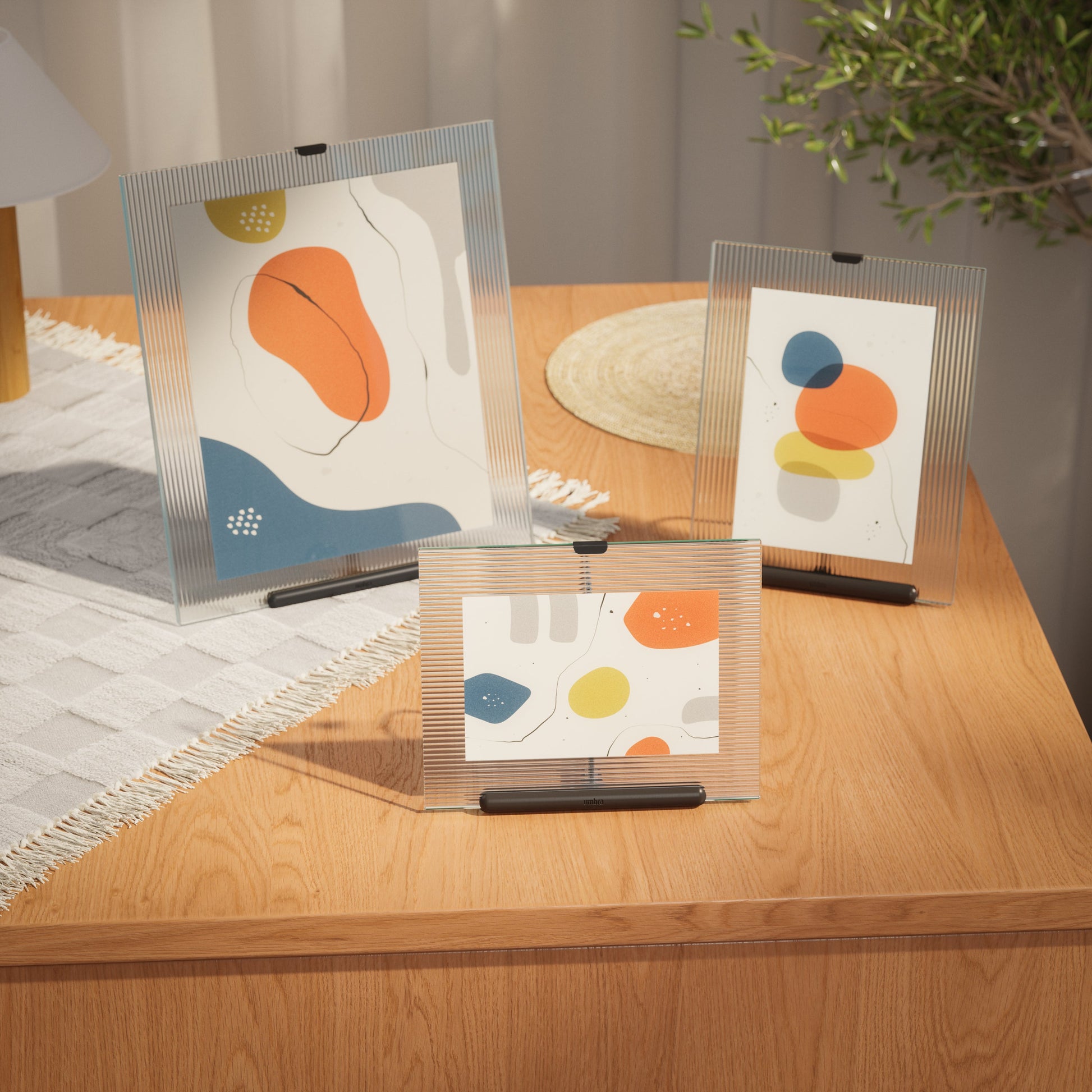 Flute Ramme, 16*20 Krom/sort, en del av kategorien Ramme - At Home Interiør