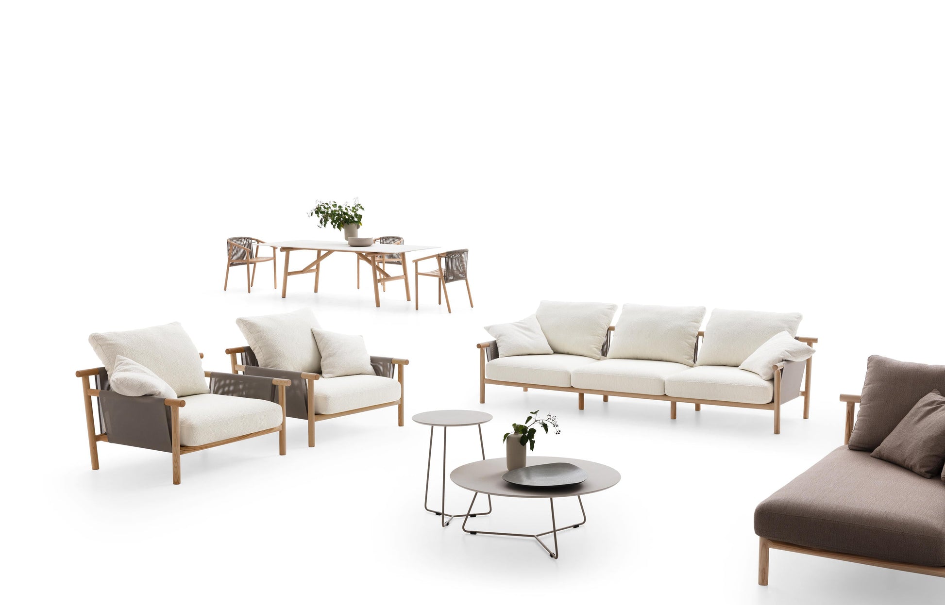 Isamu spisebord, utendørsmøbler Ditre italia, en del av kategorien utendørs - At Home Interiør