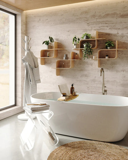 Spa-opplevelse hjemme med Aquala badekarbrett fra Umbra