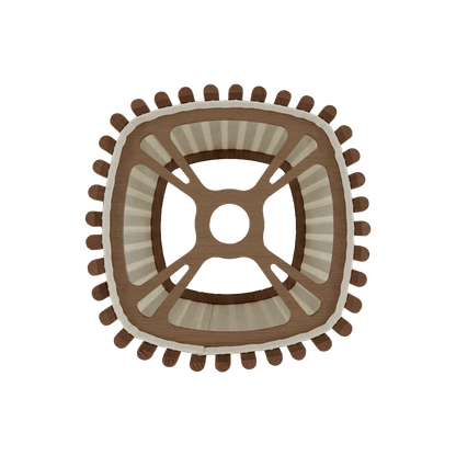 Komorebi Firkantet Lampeskjerm 2 Størrelser og 2 tre farger, en del av kategorien Lampeskjerm - At Home Interiør