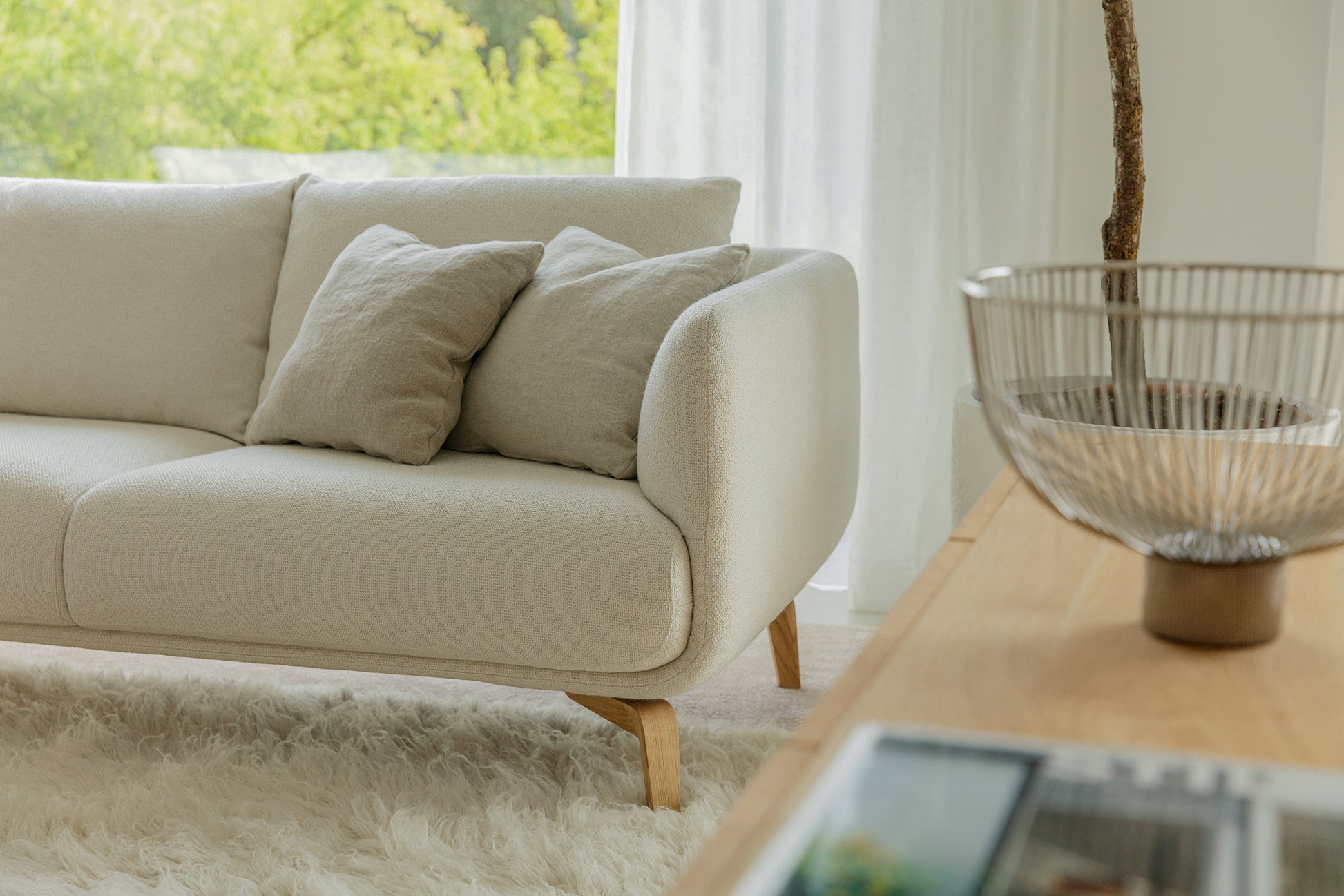 Moa 3,5 seter sofa, flere tekstilvalg., en del av kategorien Modulsofa - At Home Interiør